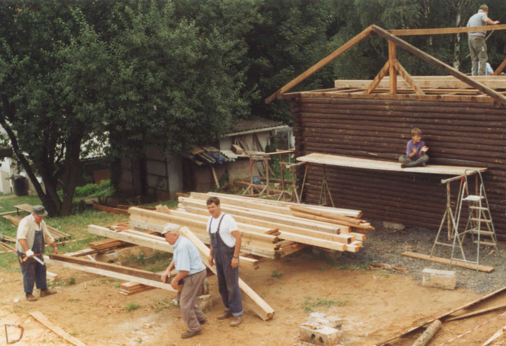 Blockhaus1994_Rohbau